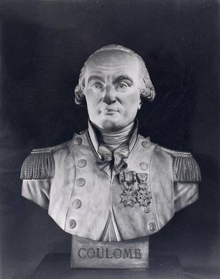 Bust of Charles de Coulomb (1736-1806) from Joseph Marius Ramus