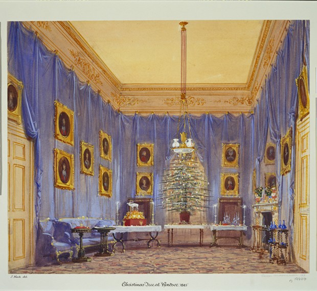 Queen Victoria's Christmas Tree, Windsor Castle from Joseph Nash