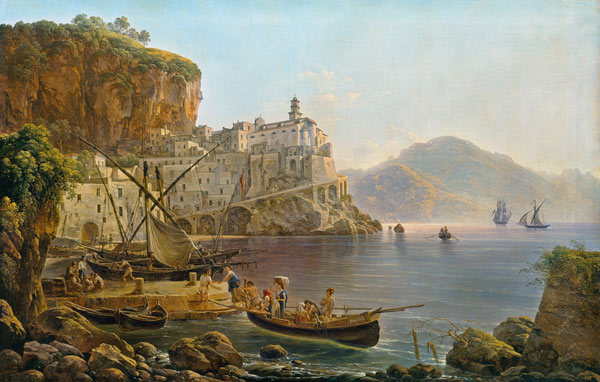 View Towards Atrani on the Amalfi from Joseph Rebell