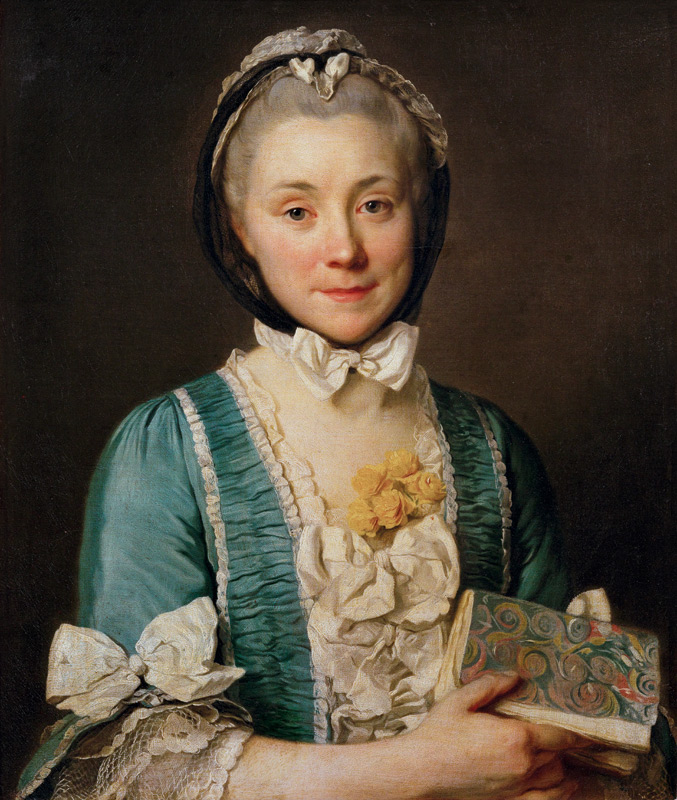 Madame Lenoir, mère d'Alexandre Lenoir, fondateur du Musée des Monuments français from Joseph Siffred Duplessis