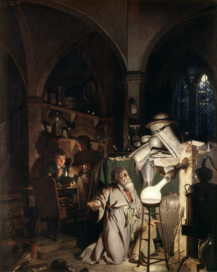 The Alchymist from Joseph Wright of Derby