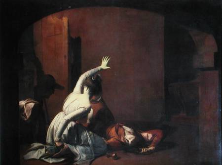 Romeo and Juliet: The Tomb Scene, 'Noise again! then I'll be brief' from Joseph Wright of Derby