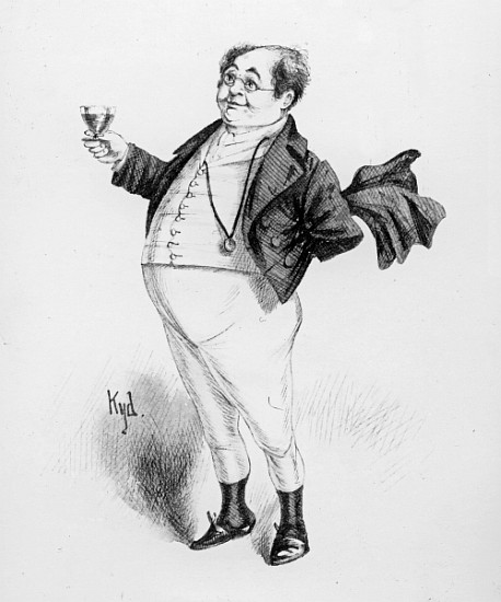 Mr. Pickwick, a character from ''The Pickwick Papers'' Charles Dickens from Joseph Clayton (Kyd) Clarke
