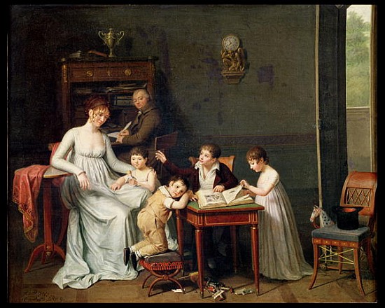 Portrait of a Family, 1800-01 from Joseph Marcellin Combette