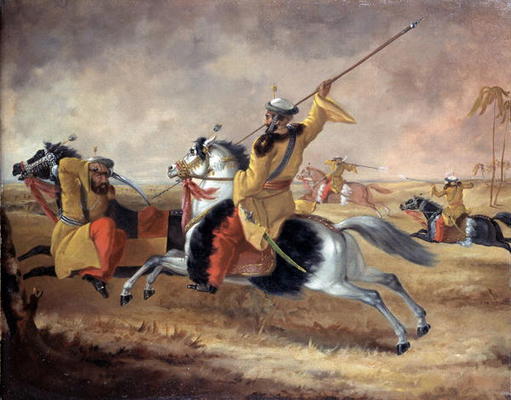 Skinner's Horse at Exercise, c.1840 (oil on canvas) from Joshua Reynolds Gwatkin