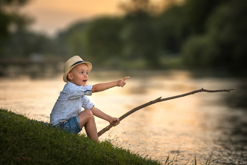 Little fisherman from Joško Šimic