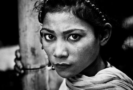 Rohingya refugee girl.