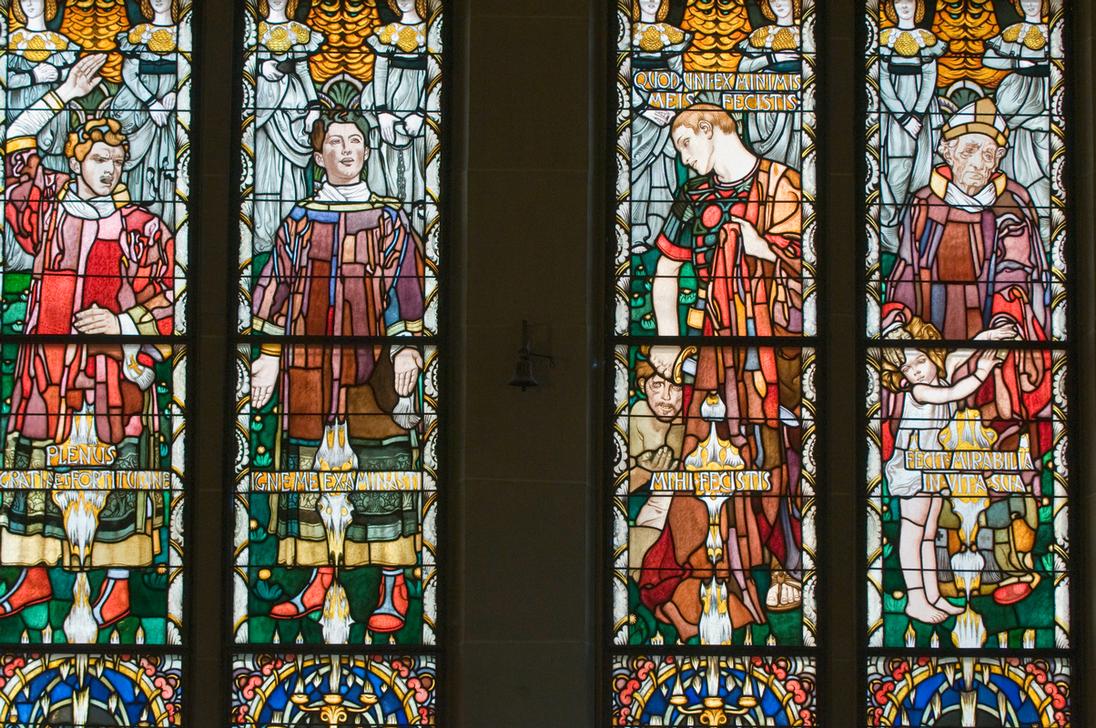 Kathedrale Sankt Nikolaus, Freiburg Glasfenster from Jozef Mehoffer