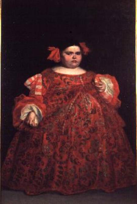 Eugenia Martinez Vallejo, called La Monstrua from Juan Carreno de Miranda