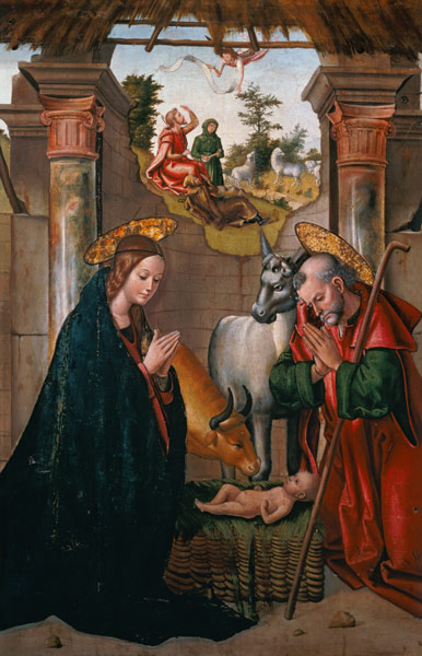 The birth Christi from Juan de Borgoña