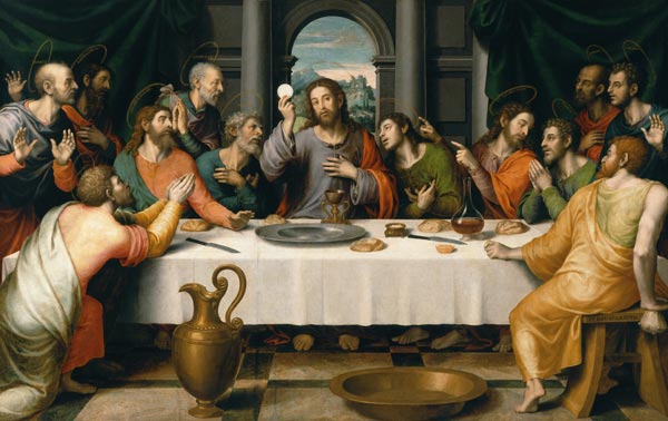 The Last Supper from Juan de Juanes (eigentl. Vicente Joannes Macip)
