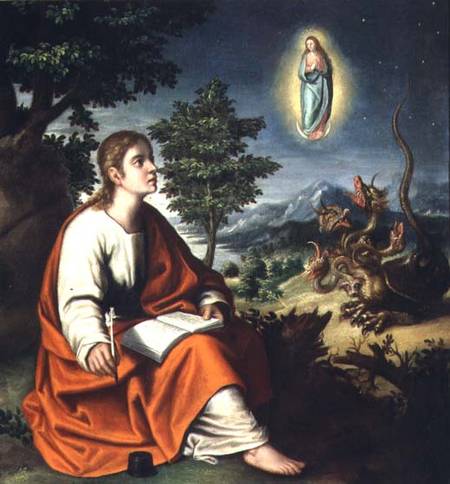 The Vision of St. John the Evangelist on Patmos from Juan Sanchez Cotan