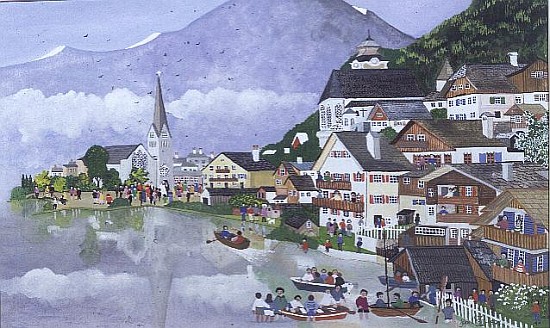 Hallstadt, Austria, 1995 (w/c)  from Judy  Joel
