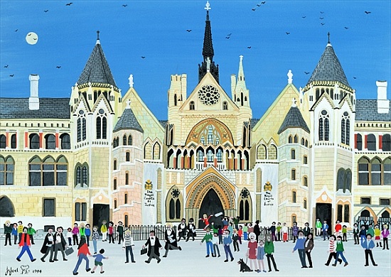 Royal Courts of Justice, London from Judy  Joel