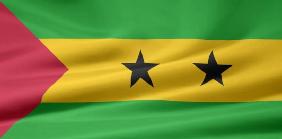 Sao Tome und Principe Flagge