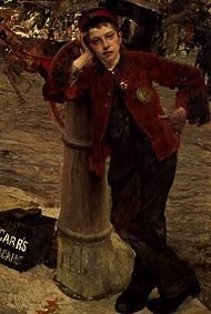 The small bootblack from Jules Bastien-Lepage