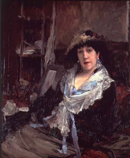 Portrait of Madame Jeanne Samary from Jules Bastien-Lepage