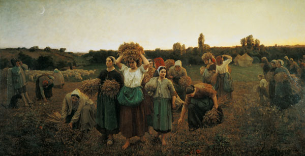 Calling in the Gleaners from Jules Breton