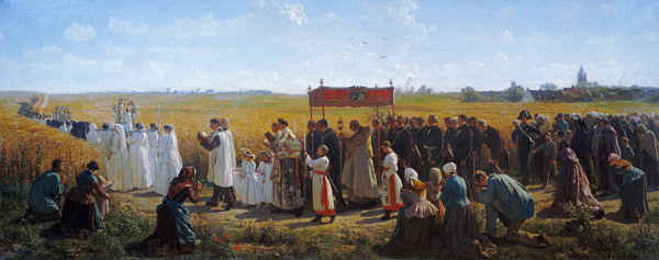 The Blessing of the Wheat in the Artois from Jules Breton