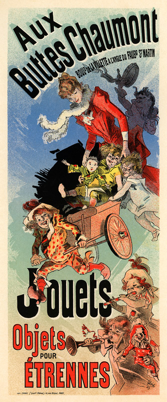 Aux Buttes Chaumont (Poster) from Jules Chéret
