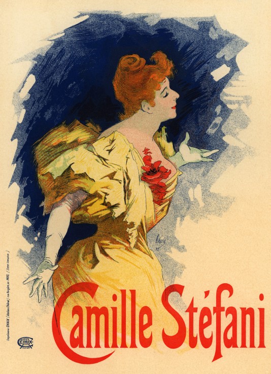 Camille Stéfani (Poster) from Jules Chéret