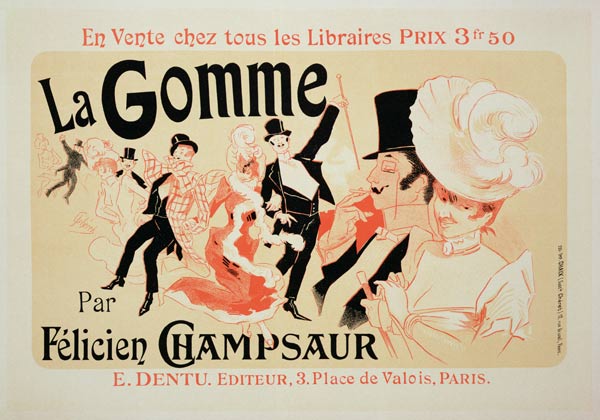 La Gomme (Poster) from Jules Chéret
