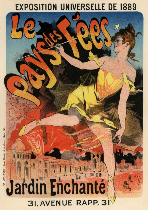 Le Pays des Fees (Poster) from Jules Chéret