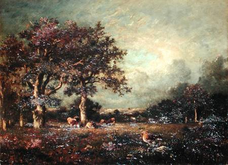 Landscape with Cows from Jules Dupré