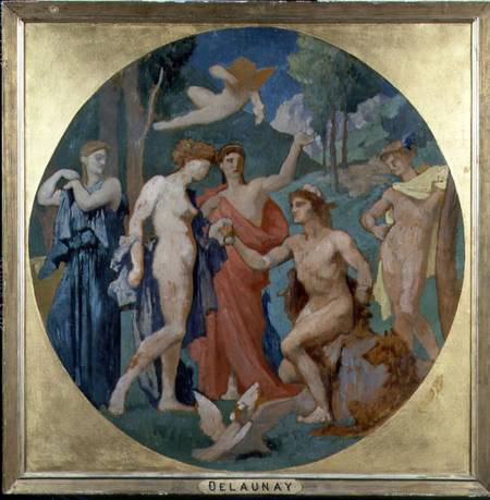 The Judgement of Paris from Jules Elie Delaunay
