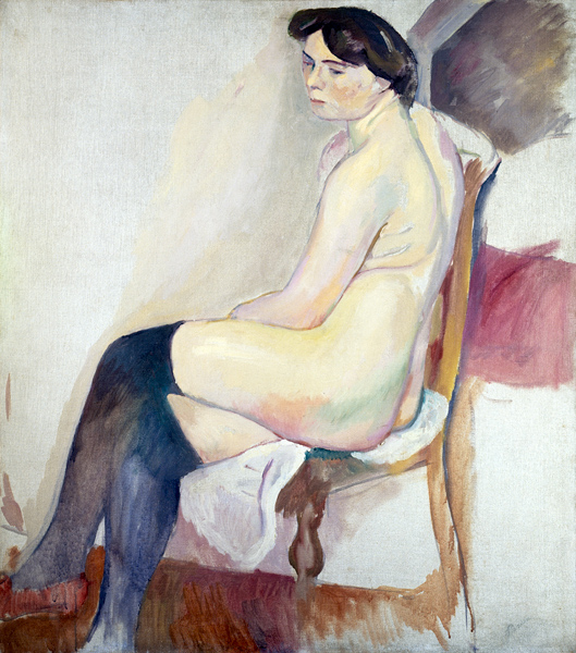 Nude with Black Stockings from Jules Pascin