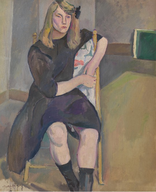 Seated Girl from Jules Pascin