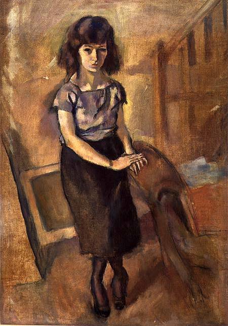 Standing Young Woman from Jules Pascin