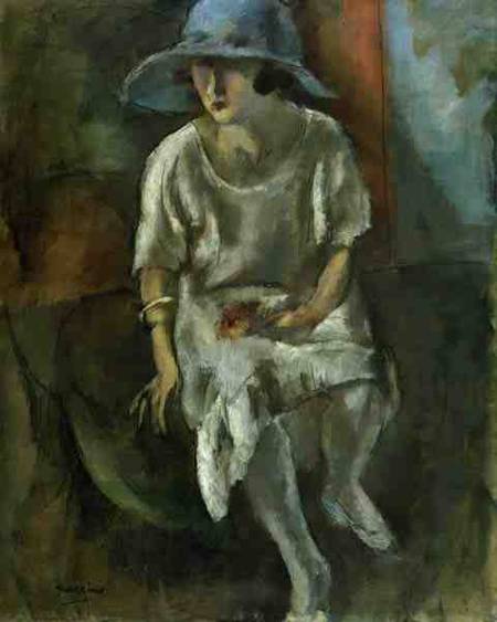 Woman in a Hat from Jules Pascin