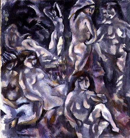 Eight Women in the Nude from Jules Pascin