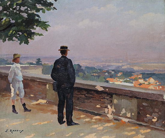 Paris from the observatory at Meudon from Jules Ernest Renoux