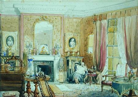 Drawing Room at Bryn Glas, Monmouthshire from Julia Mackworth