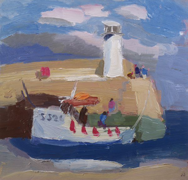 Figures on a Harbour Wall, Cornwall from Julian Bailey