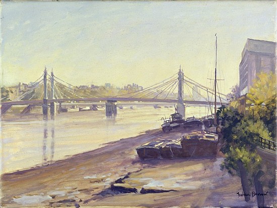 Albert Bridge (oil on canvas)  from Julian  Barrow