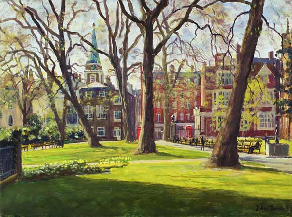 Mount Street Gardens, London (oil on canvas)  from Julian  Barrow