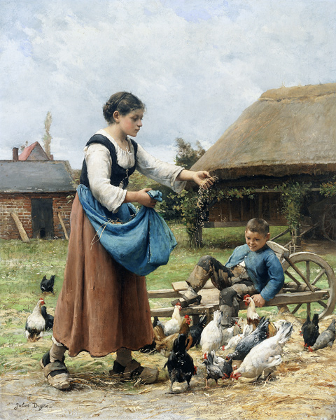 In the Farmyard from Julien Dupré