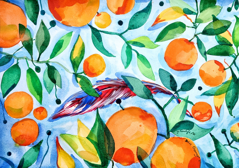 Orange Blue from Julija Belickienė
