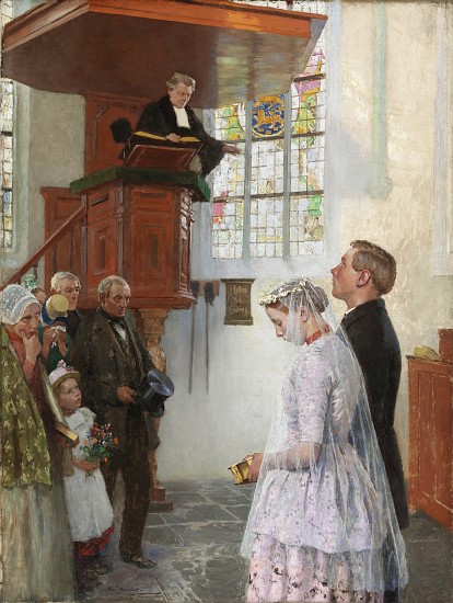 The Wedding from Julius Gari Melchers