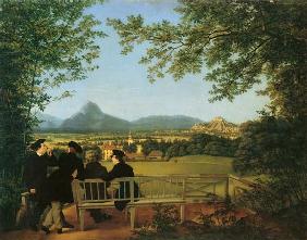 View of the Gaisberg of Salzburg