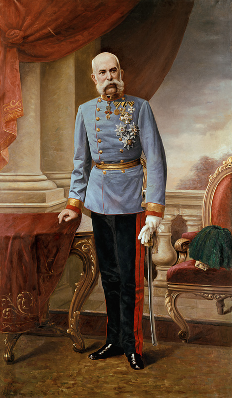 Emperor Franz Josef I. of Austria from Julius von Blaas