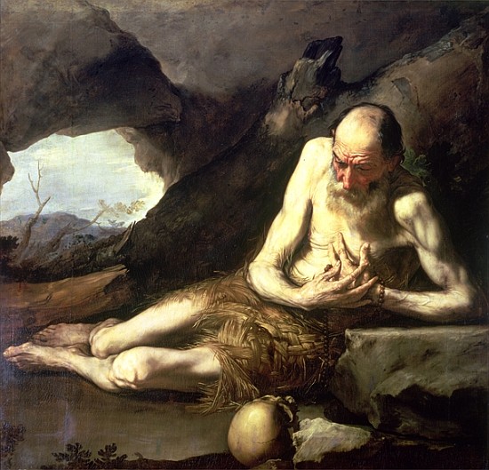 St. Paul the Hermit from Jusepe de (lo Spagnoletto) Ribera