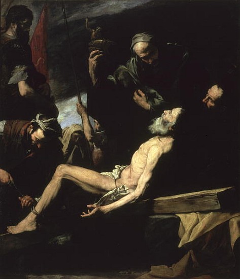 The Martyrdom of St. Andrew from Jusepe de (lo Spagnoletto) Ribera
