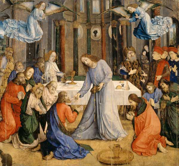 The Last Supper or, The Communion of the Apostles from Juste  de Gand