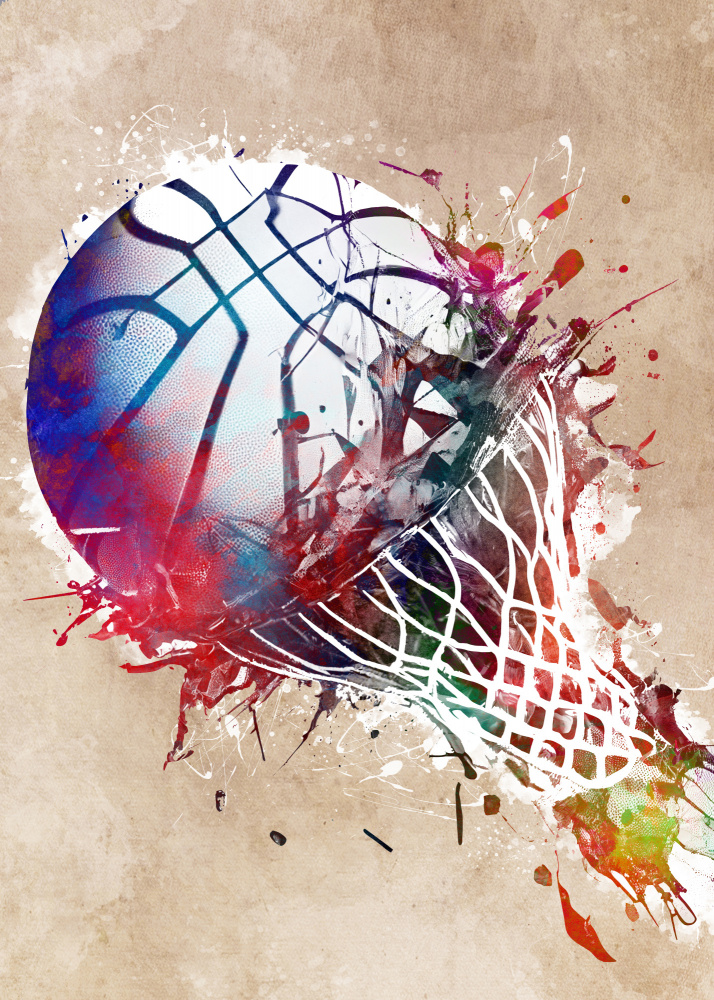 Basketball Sport Art 17 from Justyna Jaszke