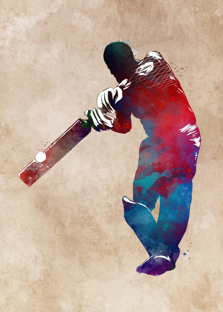 Cricket Sport Art 2 from Justyna Jaszke
