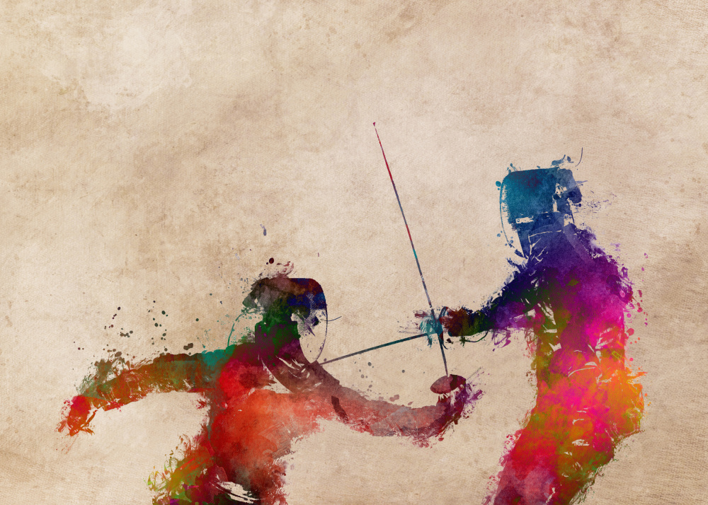 Fencing Sport Art 1 from Justyna Jaszke